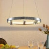 Lucande Paliva LED-Hängeleuchte, 48 Cm, Nickel 2 Lucande Paliva LED-Hängeleuchte, 48 Cm, Nickel -Lucande 9627666