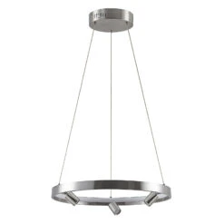 Lucande Paliva LED-Hängeleuchte, 48 Cm, Nickel -Lucande 9627666 3