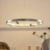 Lucande Paliva LED-Hängeleuchte, 64 Cm, Nickel 2 Lucande Paliva LED-Hängeleuchte, 64 Cm, Nickel -Lucande 9627668