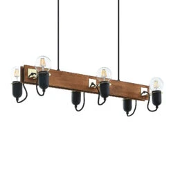 Lucande Becky Hängeleuchte, Sechsflammig, Schwarz -Lucande 9627766 5