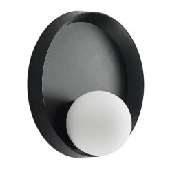 Lucande Andelina Wandleuchte, Rund, Schwarz 13 Lucande Andelina Wandleuchte, Rund, Schwarz -Lucande 9627767 2