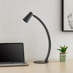 Lucande Velanoris Tischlampe, Schwarz 13 Lucande Velanoris Tischlampe, Schwarz -Lucande 9627805 2