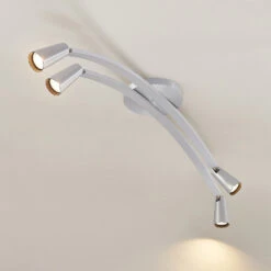 Lucande Velanoris Deckenlampe, 4-fl. Alu Gebürstet -Lucande 9627808 5