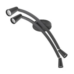 Lucande Velanoris Deckenlampe, 4-fl. Schwarz -Lucande 9627809 3