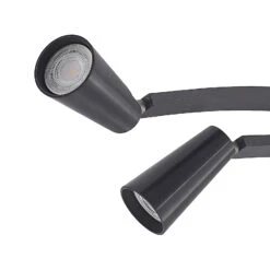 Lucande Velanoris Deckenlampe, 4-fl. Schwarz -Lucande 9627809 6