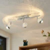 Lucande Kilio LED-Deckenstrahler, 3-flammig, Chrom -Lucande 9627949