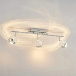 Lucande Kilio LED-Deckenstrahler, 3-flammig, Chrom -Lucande 9627949 5