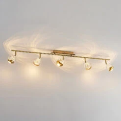 Lucande Kilio LED-Deckenstrahler, 5-flammig, Gold 16 Lucande Kilio LED-Deckenstrahler, 5-flammig, Gold -Lucande 9627952 5