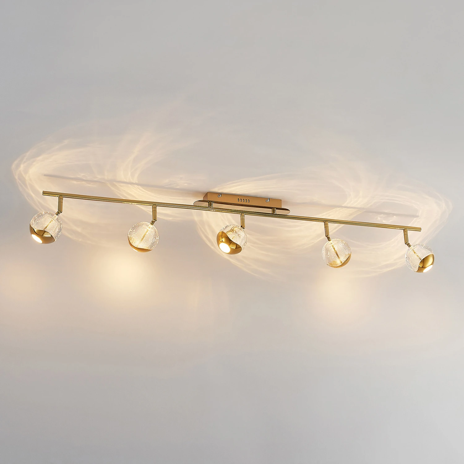 Lucande Kilio LED-Deckenstrahler, 5-flammig, Gold 8 Lucande Kilio LED-Deckenstrahler, 5-flammig, Gold – Bild 6