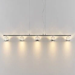 Lucande Kilio LED-Hängeleuchte, 5-flammig, Chrom 15 Lucande Kilio LED-Hängeleuchte, 5-flammig, Chrom -Lucande 9627953 4