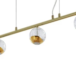 Lucande Kilio LED-Hängeleuchte, 5-flammig, Gold -Lucande 9627954 6