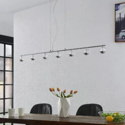 Lucande Kilio LED-Hängeleuchte, 7-flammig, Chrom 12 Lucande Kilio LED-Hängeleuchte, 7-flammig, Chrom -Lucande 9627955 1