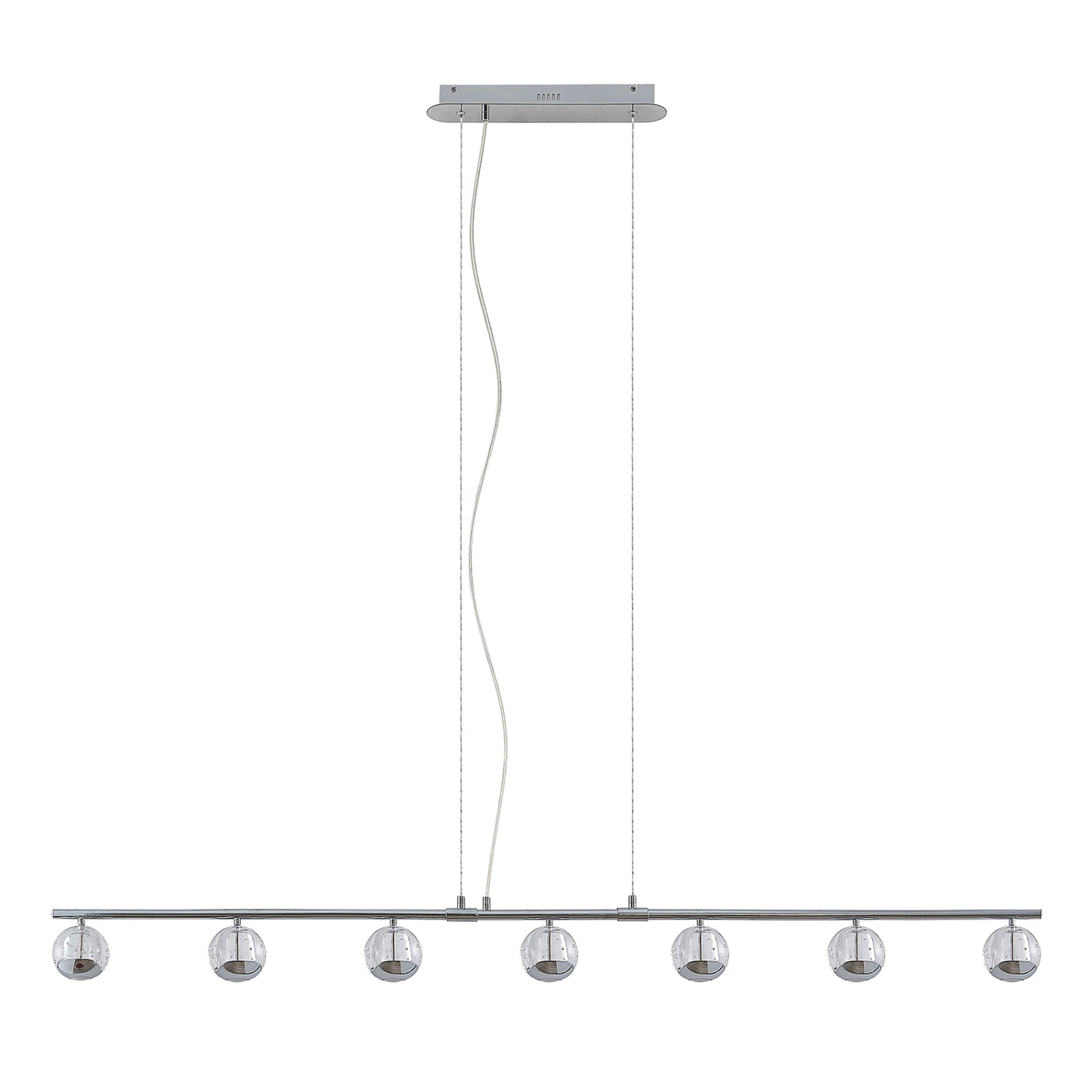 Lucande Kilio LED-Hängeleuchte, 7-flammig, Chrom 5 Lucande Kilio LED-Hängeleuchte, 7-flammig, Chrom – Bild 3