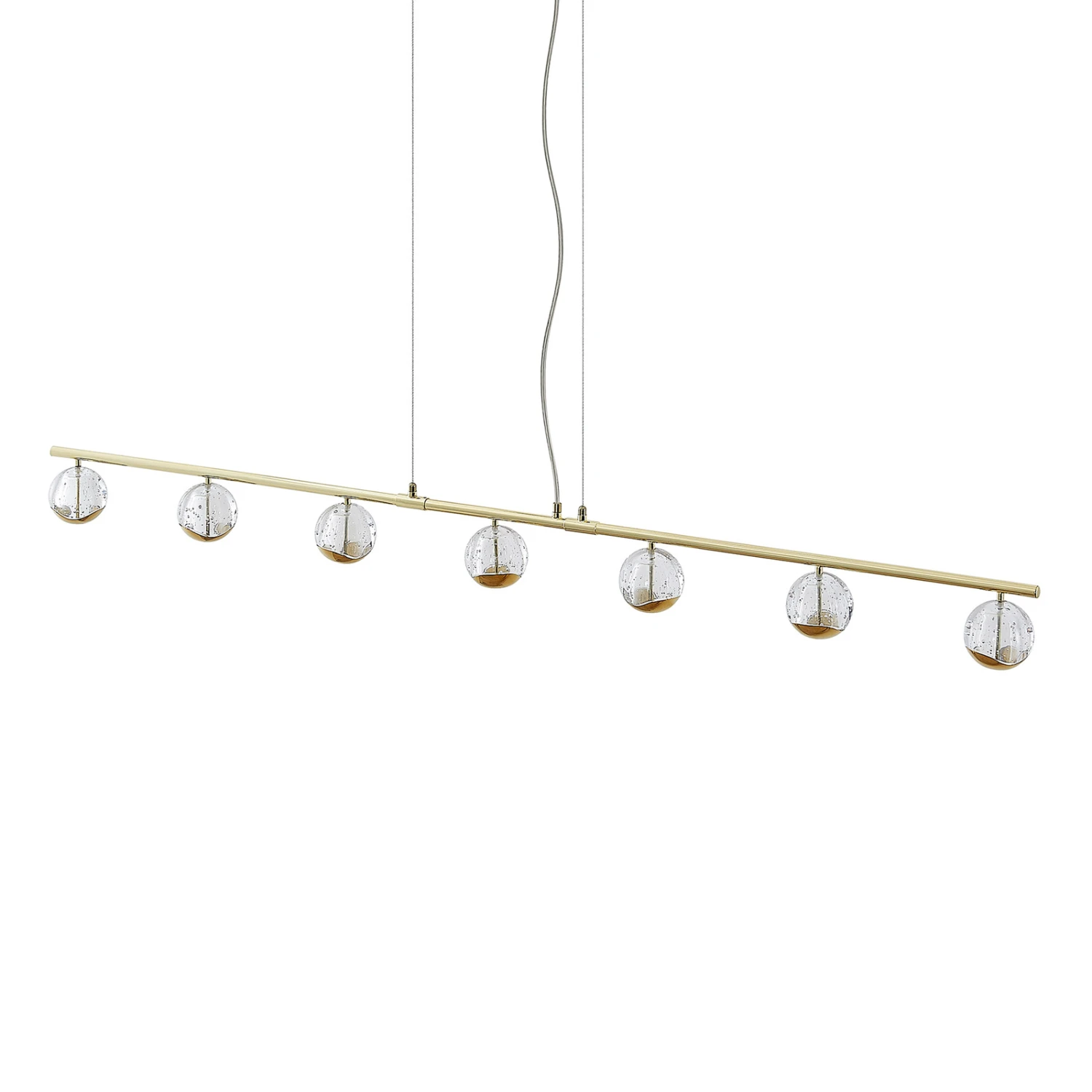 Lucande Kilio LED-Hängeleuchte, 7-flammig, Gold 8 Lucande Kilio LED-Hängeleuchte, 7-flammig, Gold – Bild 6