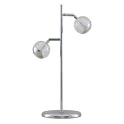 Lucande Kilio LED-Tischleuchte, Dimmbar, In Chrom -Lucande 9627957 2