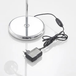 Lucande Kilio LED-Tischleuchte, Dimmbar, In Chrom -Lucande 9627957 7