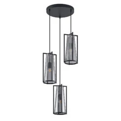 Lucande Rufina Pendellampe, Dreiflammig, Rund -Lucande 9628083 5