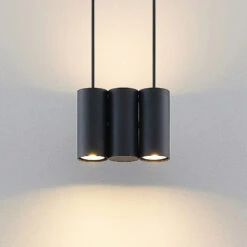 Lucande Cesur Hängeleuchte, Dreiflammig, Schwarz -Lucande 9628389 5