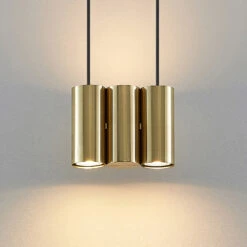 Lucande Cesur Hängeleuchte, Dreiflammig, Messing 16 Lucande Cesur Hängeleuchte, Dreiflammig, Messing -Lucande 9628390 5