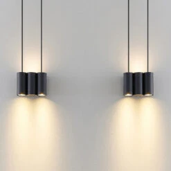 Lucande Cesur Hängeleuchte, Sechsflammig, Schwarz -Lucande 9628391 4