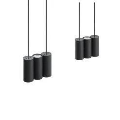 Lucande Cesur Hängeleuchte, Sechsflammig, Schwarz -Lucande 9628391 5