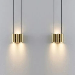 Lucande Cesur Hängeleuchte, Sechsflammig, Messing -Lucande 9628392 4