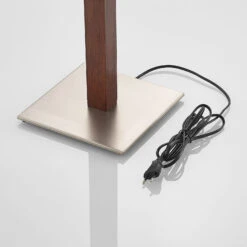 Lucande Larkira Stoff-Stehlampe, Holz, Eckig, Weiß 18 Lucande Larkira Stoff-Stehlampe, Holz, Eckig, Weiß -Lucande 9628396 7