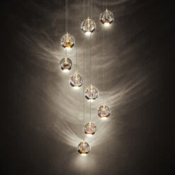 Lucande Hayley LED-Pendellampe, Neunflammig -Lucande 9628415 4