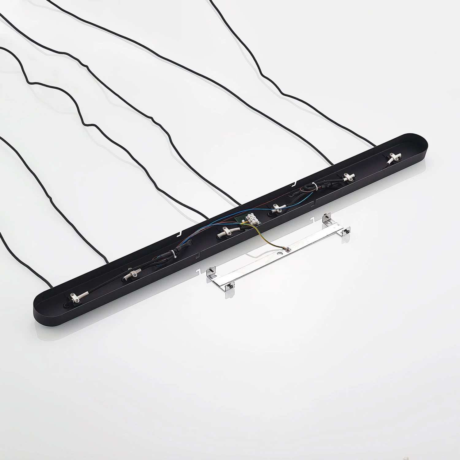 Lucande Cesur Hängeleuchte, Neunflammig, Messing 11 Lucande Cesur Hängeleuchte, Neunflammig, Messing – Bild 9