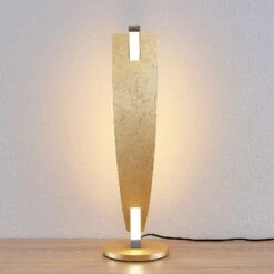 Lucande LED-Tischleuchte Marija In Edler Gold-Optik 14 Lucande LED-Tischleuchte Marija In Edler Gold-Optik -Lucande 9639115 3