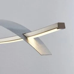 Lucande LED-Hängeleuchte Marija, Blende Waagerecht, Silber -Lucande 9639117 5