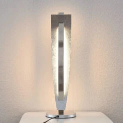 Lucande LED-Tischleuchte Marija In Edler Silber-Optik -Lucande 9639120 4