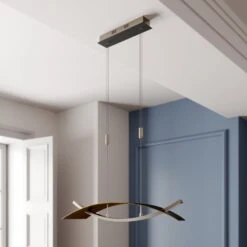 Lucande LED-Hängeleuchte Marija, Blende Waagerecht Schwarz 13 Lucande LED-Hängeleuchte Marija, Blende Waagerecht Schwarz -Lucande 9639122 2