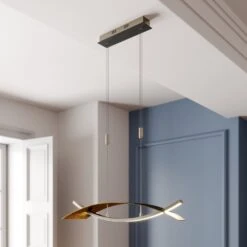 Lucande LED-Hängeleuchte Marija, Blende Waagerecht Schwarz 14 Lucande LED-Hängeleuchte Marija, Blende Waagerecht Schwarz -Lucande 9639122 3