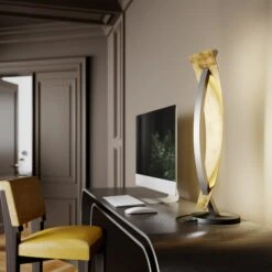 Lucande LED-Tischleuchte Marija In Schwarz -Lucande 9639125 1