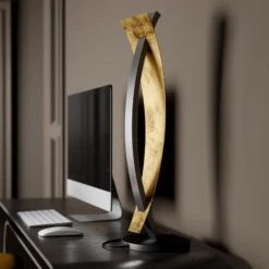 Lucande LED-Tischleuchte Marija In Schwarz -Lucande 9639125 2