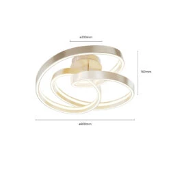 Lucande Gunbritt LED-Deckenleuchte, 60 Cm -Lucande 9639161 6