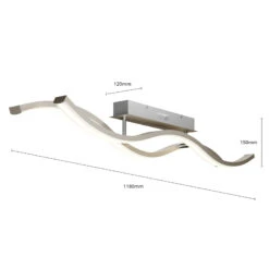 Lucande Mairia LED-Deckenleuchte, Wellenförmig -Lucande 9639179 6