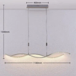 Lucande Mairia LED-Hängeleuchte, Höhenverstellbar -Lucande 9639180 3