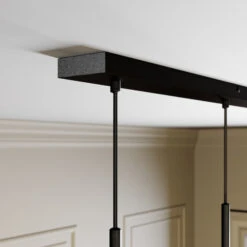 Lucande Carlea Hängelampe, 8-fl., Schwarz-messing 14 Lucande Carlea Hängelampe, 8-fl., Schwarz-messing -Lucande 9639205 3