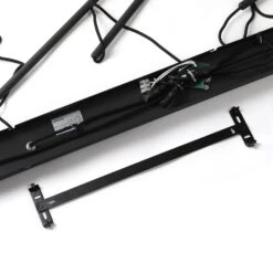 Lucande Carlea Hängelampe, 8-fl., Schwarz-nickel -Lucande 9639206 7