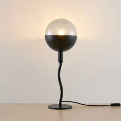 Lucande Dustian Tischleuchte, Glaskugel -Lucande 9639217 3