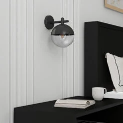 Lucande Dustian Wandleuchte, Glaskugel -Lucande 9639218 2