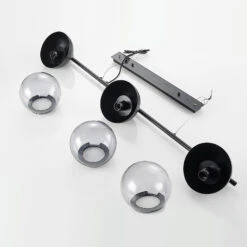 Lucande Dustian Hängeleuchte, 3-fl., 124 Cm -Lucande 9639222 8