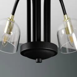 Lucande Anjita Hängeleuchte, Glasschirme, 5-fl. -Lucande 9639235 6