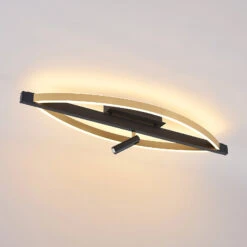 Lucande Matwei LED-Deckenlampe, Oval, Messing -Lucande 9639243 3