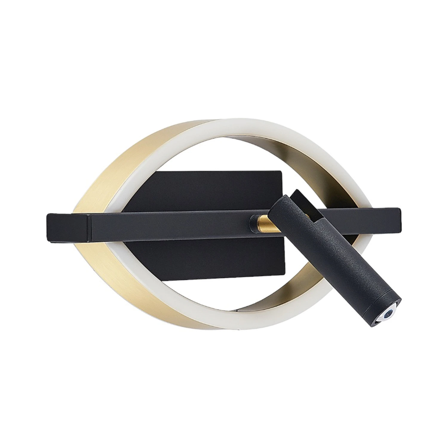 Lucande Matwei LED-Wandlampe, Oval, Messing 5 Lucande Matwei LED-Wandlampe, Oval, Messing – Bild 3