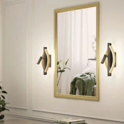 Lucande Matwei LED-Wandlampe, Oval, Messing 15 Lucande Matwei LED-Wandlampe, Oval, Messing -Lucande 9639244 4