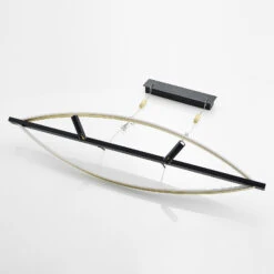 Lucande Matwei LED-Hängelampe, Oval, Messing -Lucande 9639245 8