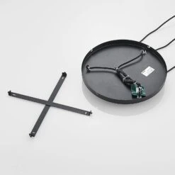 Lucande Lounit Hängelampe, Schwarz-gold, 3-flammig -Lucande 9639252 8